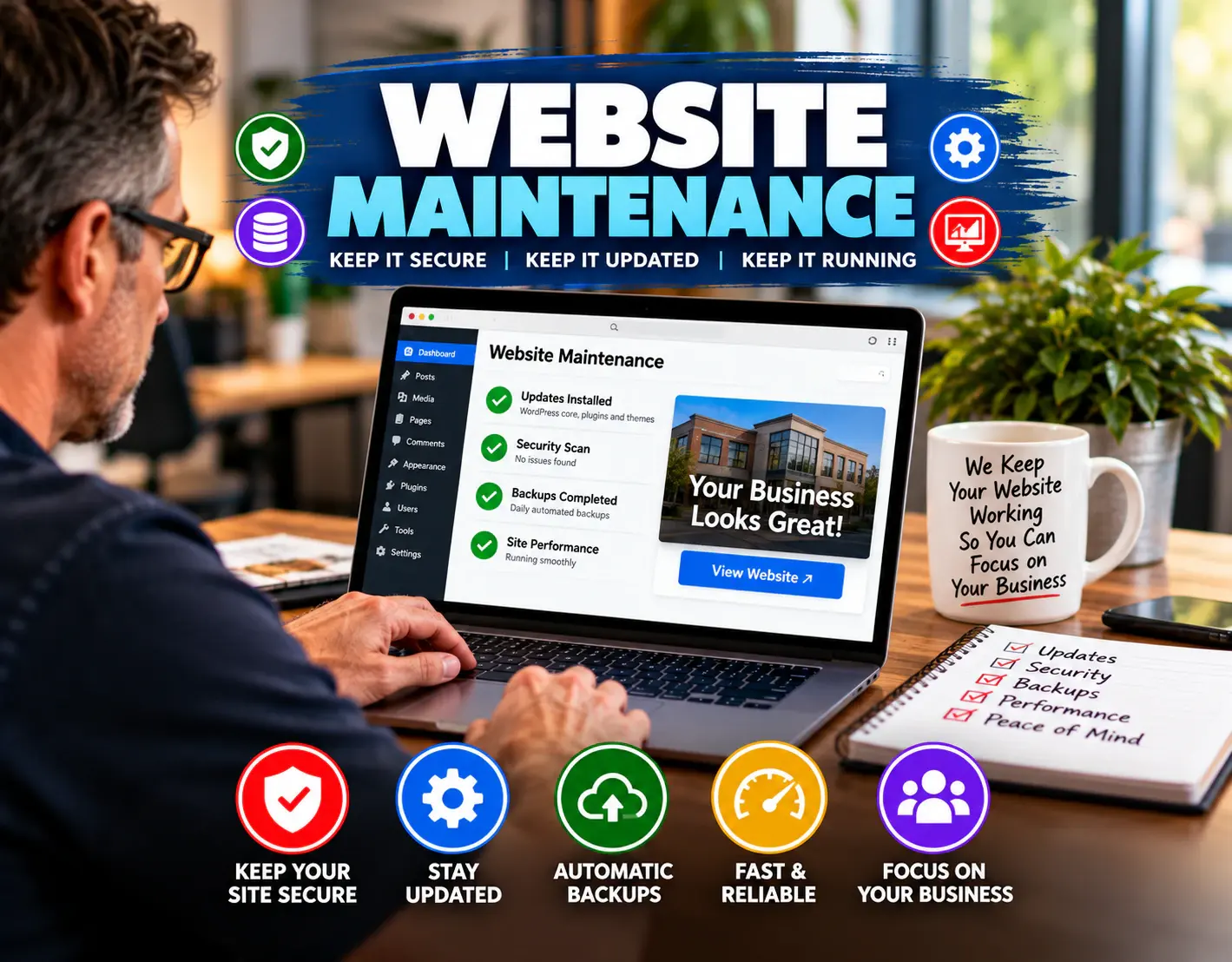full website management in ct